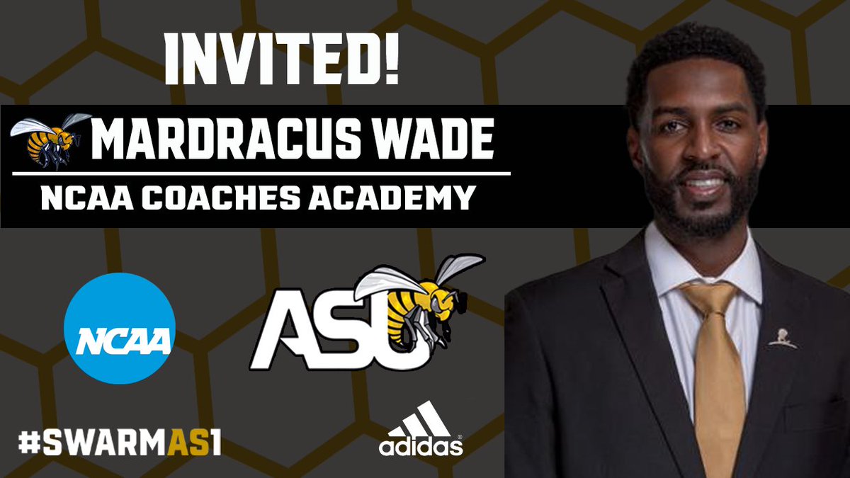 Congratulations to @BamaStateMBB Assistant Coach Mardracus Wade on his 2024 @NCAA Coaches Academy selection. #SWARMAS1