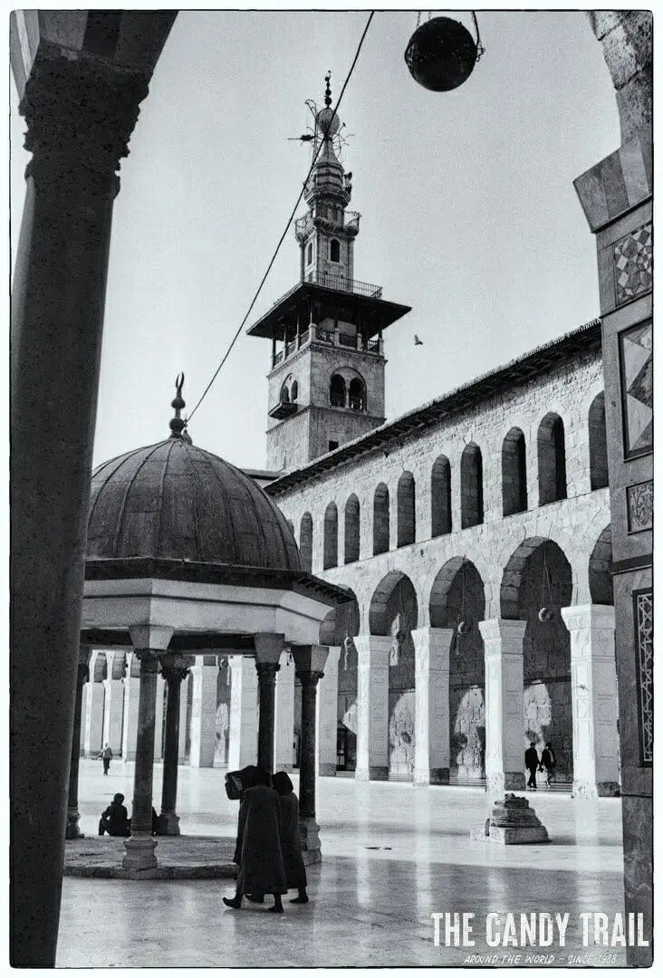 One of the oldest mosques in the world is the Umayyad Mosque amid the old city of Damascus and building began in 706 AD.

Read the full article: Backpacking Syria – 1989
▸ lttr.ai/AHtTC

#Syria #AdventureTravel #MiddleEast