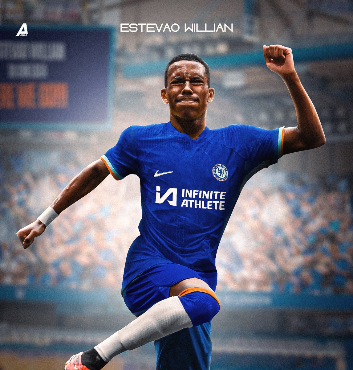 Estevao Willian is really excited to be a Chelsea player and play in the Premier League after Chelsea presented their project for the present and for the future. (@FabrizioRomano @caughtoffside) 🔵🇧🇷