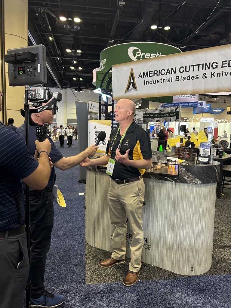 We're at #NPE2024 in booth #W1135! Stop by to discover how American Cutting Edge can revolutionize your plastic recycling process! 

#plasticrecycling #QualityMaterials #PlasticsIndustry #RecyclingIndustry #IndustrialKnives #IndustrialBlades #Granulator #Pelletizer