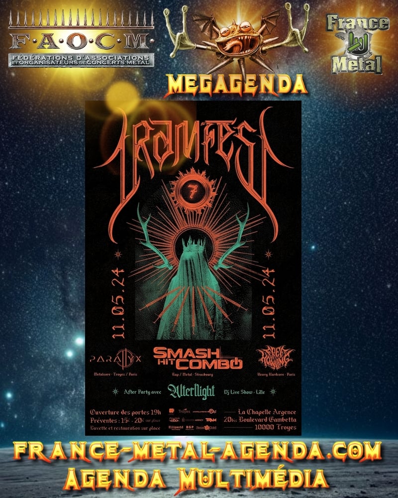 samedi 11 mai > france-metal-agenda.com/tramfest-7-tro… #faocmAgenda Multimédia  #Megagenda- france-metal-agenda.com/concerts-parte… @alternightdj@freehowlingcrew@Parallyx