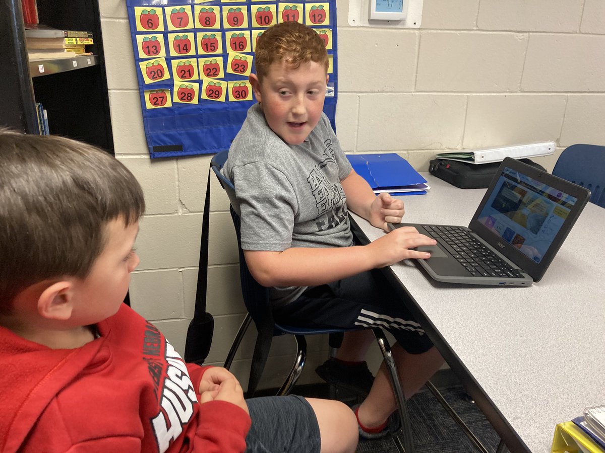 Today it was kindergarten‘s turn to come for a visit to listen and learn from our sixth grade students. We hope they enjoyed the books on <a href="/storyjumper/">StoryJumper</a> we wrote for them. <a href="/Freeman_Falcons/">𝐅𝐫𝐞𝐞𝐦𝐚𝐧 𝐅𝐚𝐥𝐜𝐨𝐧𝐬</a> <a href="/sammie_garton/">Sammie Garton 👩🏻‍🦰</a> @JeniferAlberts #freemanfalcons