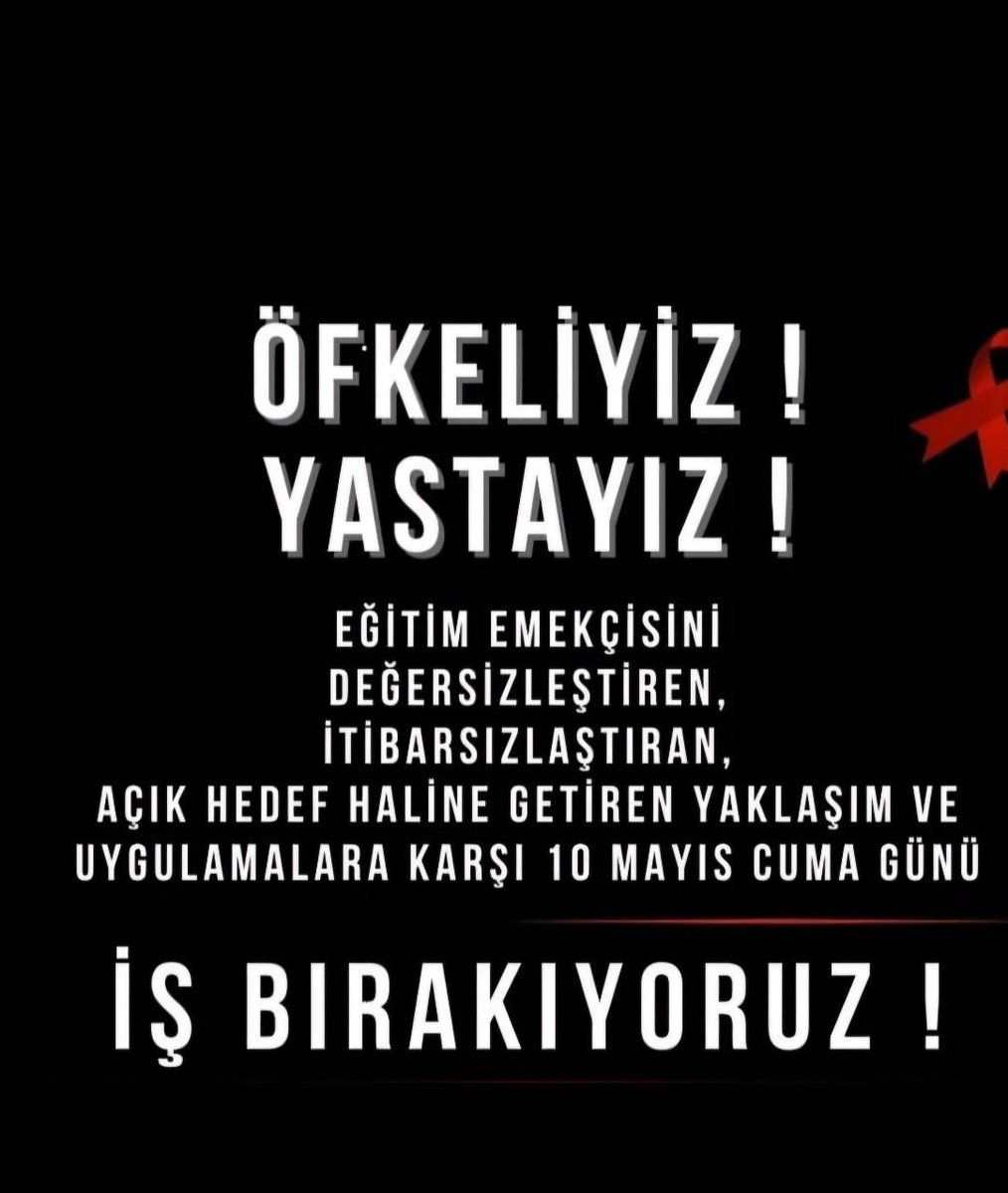 "Milletleri kurtaranlar yalnız ve ancak öğretmenlerdir. Öğretmenden, eğiticiden mahrum bir millet, henüz bir millet adını alma yeteneğini kazanamamıştır."
#mustafakemalAtatürk
#OgretmenlerIşBırakıyor

#EğitimdeŞiddeteHayır