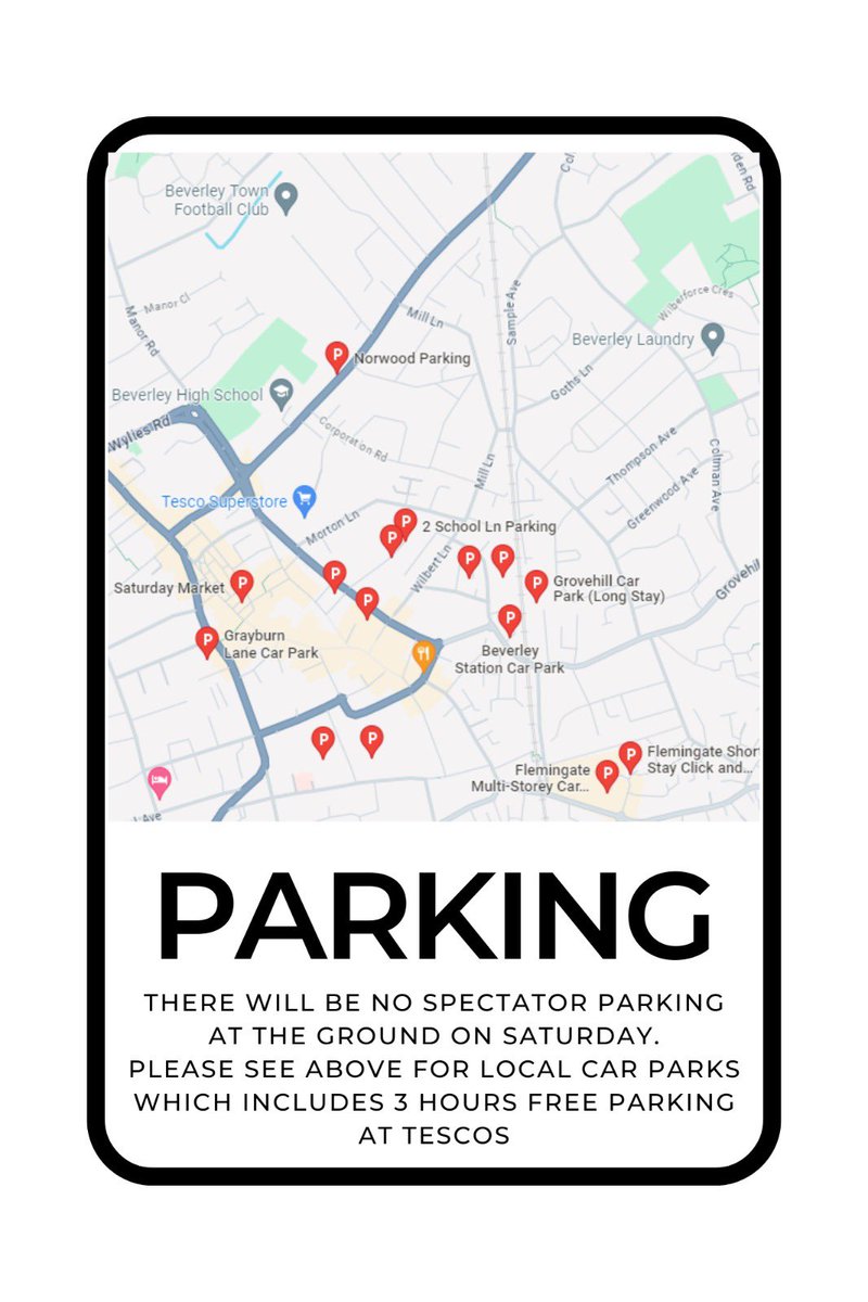 🅿️ Please think of our local residents when parking on Saturday 😊 “Enjoy yourself, but enjoy it by being disciplined”