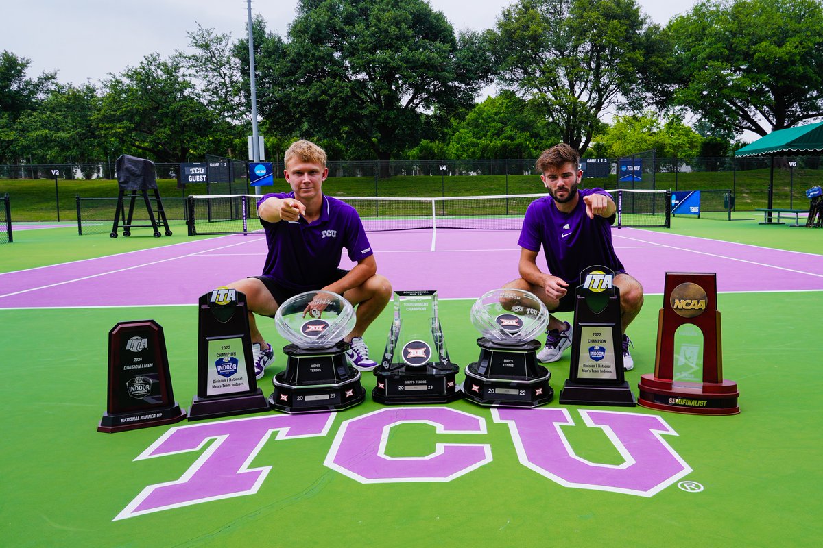 Legends, forever 🏆 Catch these two one final time in purple on Saturday #GoFrogs