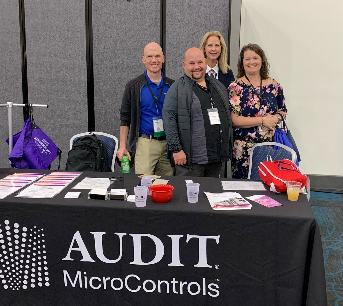 What a great week at the COLA Enrichment Forum! We enjoyed seeing old friends and meeting new ones! Pictured here is Stephanie Holder, National Sales Manager for AUDIT along with several other COLA attendees.