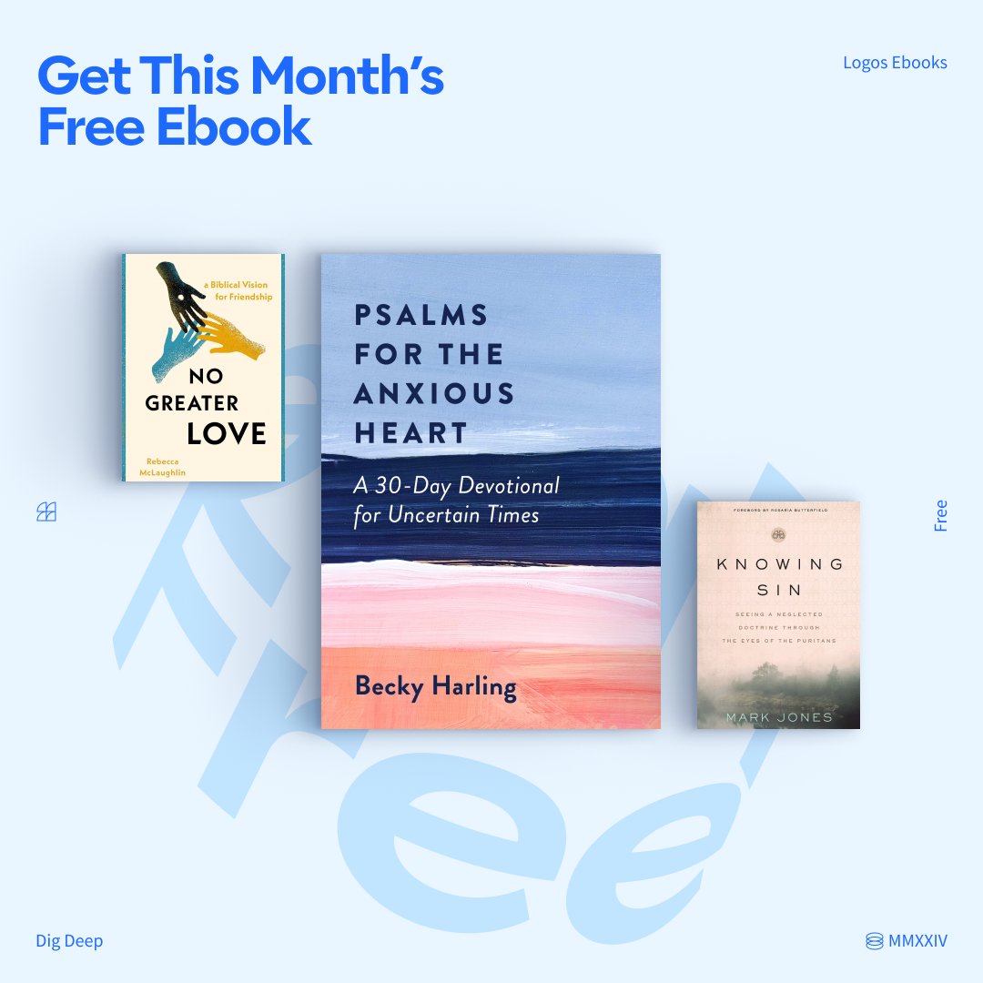 Find peace in a world of chaos with this month’s FREE ebook: Psalms for the Anxious Heart: A 30-Day Devotional for Uncertain Times. Plus ebooks by Howard Hendricks, Rebecca McLaughlin, Becky Harling, and more for $3.99 each. Get This Month’s Free Ebook: bit.ly/3wDcpDj