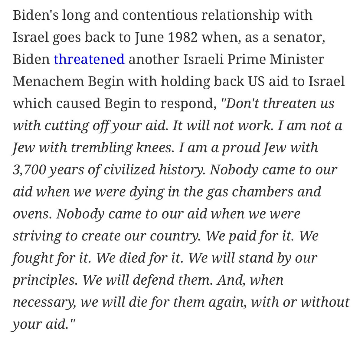 @POTUS disdain for Israel goes back years. This is not about humanitarian issues but simply his anti-Israel and antisemitism in full display. #FJB #Jexit