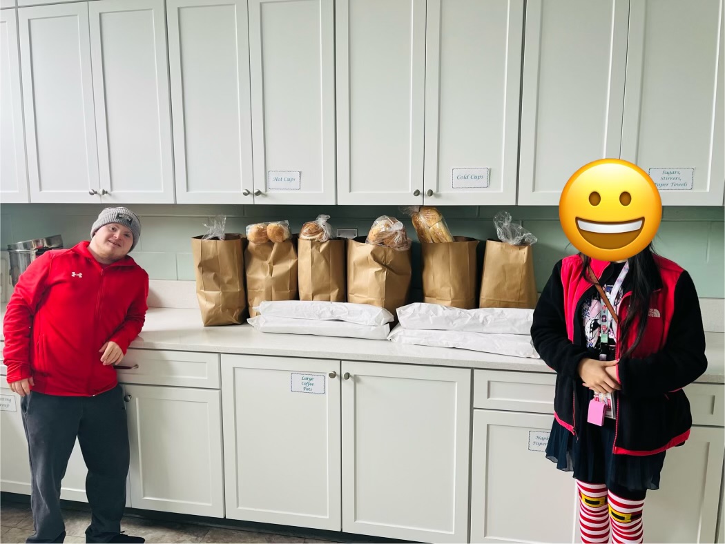 This is #foodrescue. Our Melrose High School Post Grad volunteers James & Jacqueline and their job coaches Kathy & Antonia rescue bread from Colarusso's Bakery on Tuesdays and deliver to free meal programs throughout our community! #endhunger #foodsecurity #foodaccess #melrosema