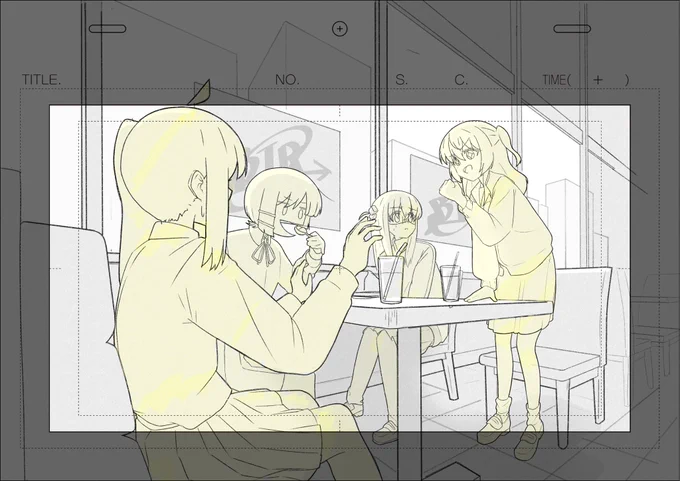 一枚描くのにめちゃ時間がかかってしまう 