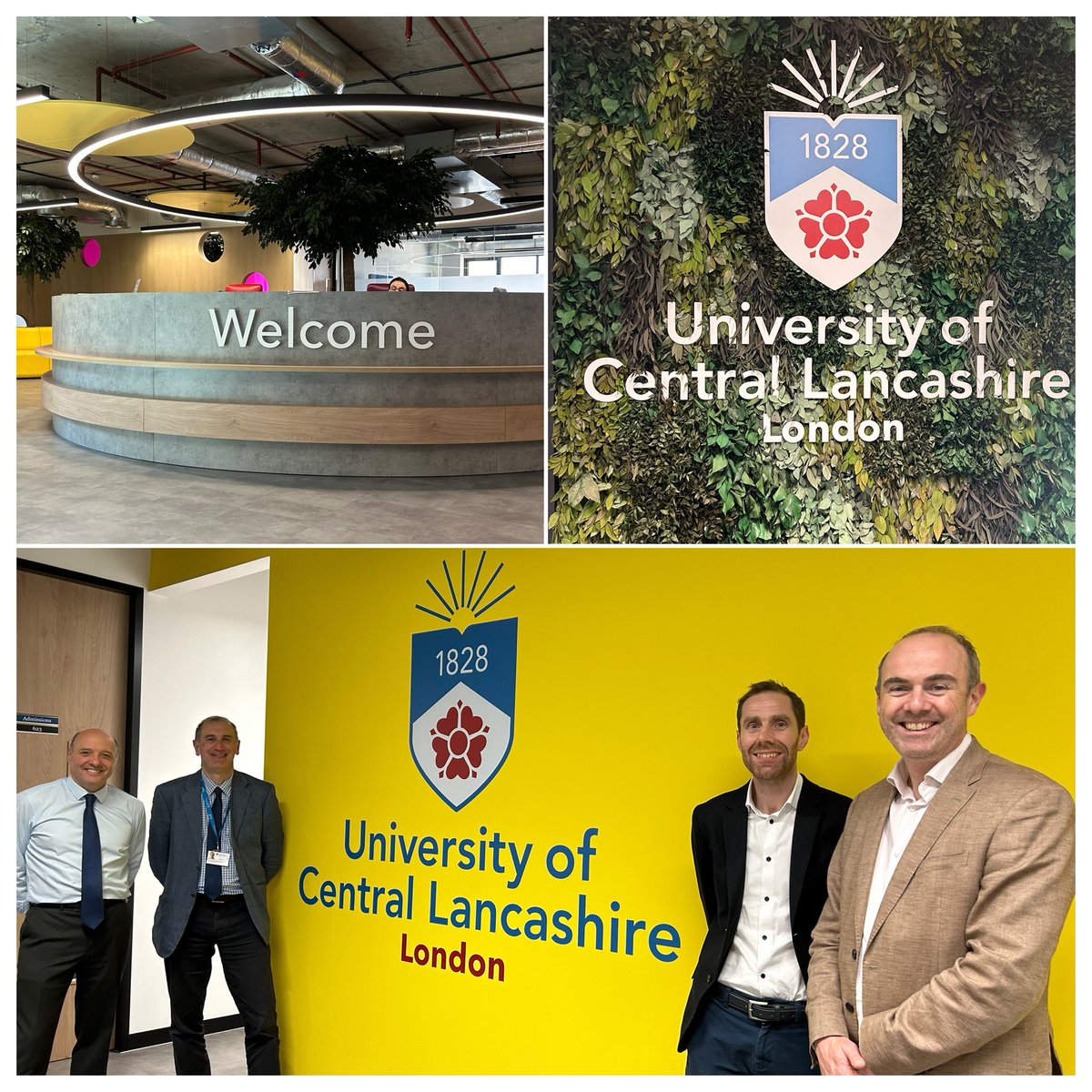 Professor Steven Rhoden (@steven_rhoden) on Twitter photo Great trip to @UCLan London today. It was fantastic to meet the team & hear about the amazing work that’s been done to set up this exciting new initiative. Big thanks to David Sexton <a href="/lcaprincipal1/">David Sexton</a> & team for hosting us. We look forward to working with you!
<a href="/Adrian_Wright1/">Adrian Wright</a> Great trip to @UCLan London today. It was fantastic to meet the team & hear about the amazing work that’s been done to set up this exciting new initiative. Big thanks to David Sexton <a href="/lcaprincipal1/">David Sexton</a> & team for hosting us. We look forward to working with you!
<a href="/Adrian_Wright1/">Adrian Wright</a>