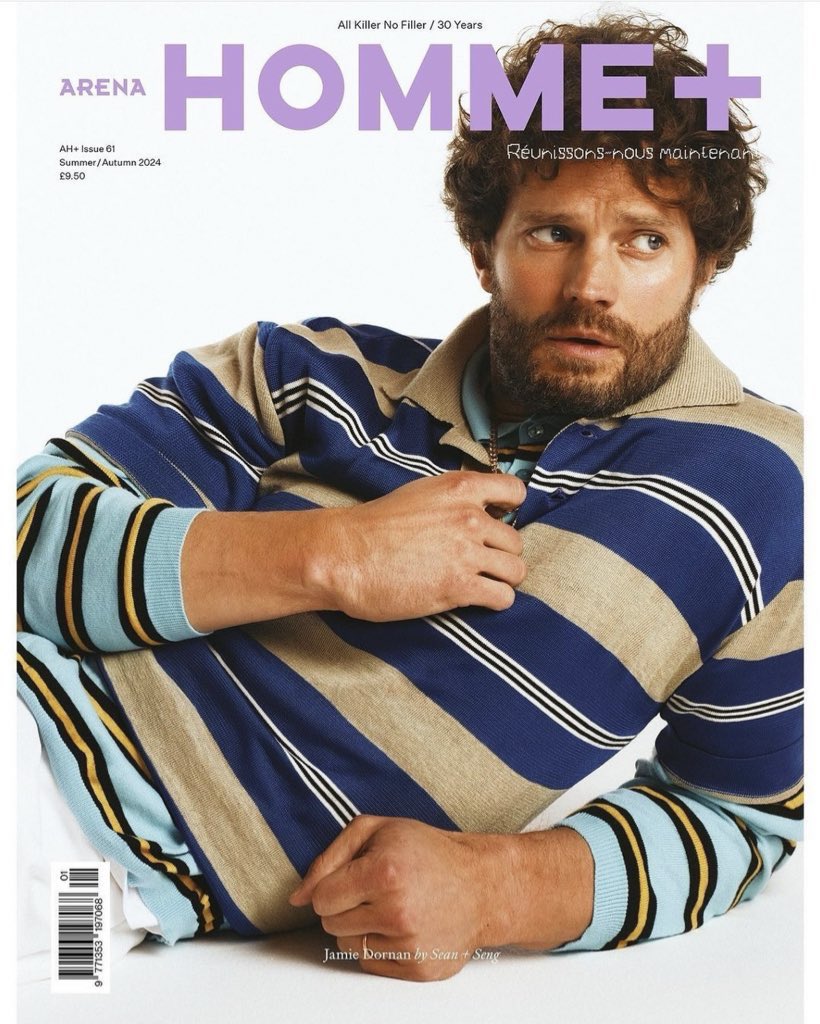 Now only if I could find a copy of the latest Arena Homme+ with Jamie Dornan on the Cover