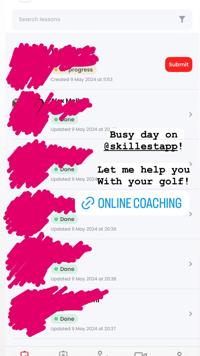 Busy day on @skillestapp! Let me help you with your golf with some online lessons skillest.app.link/profile?u=sZir…