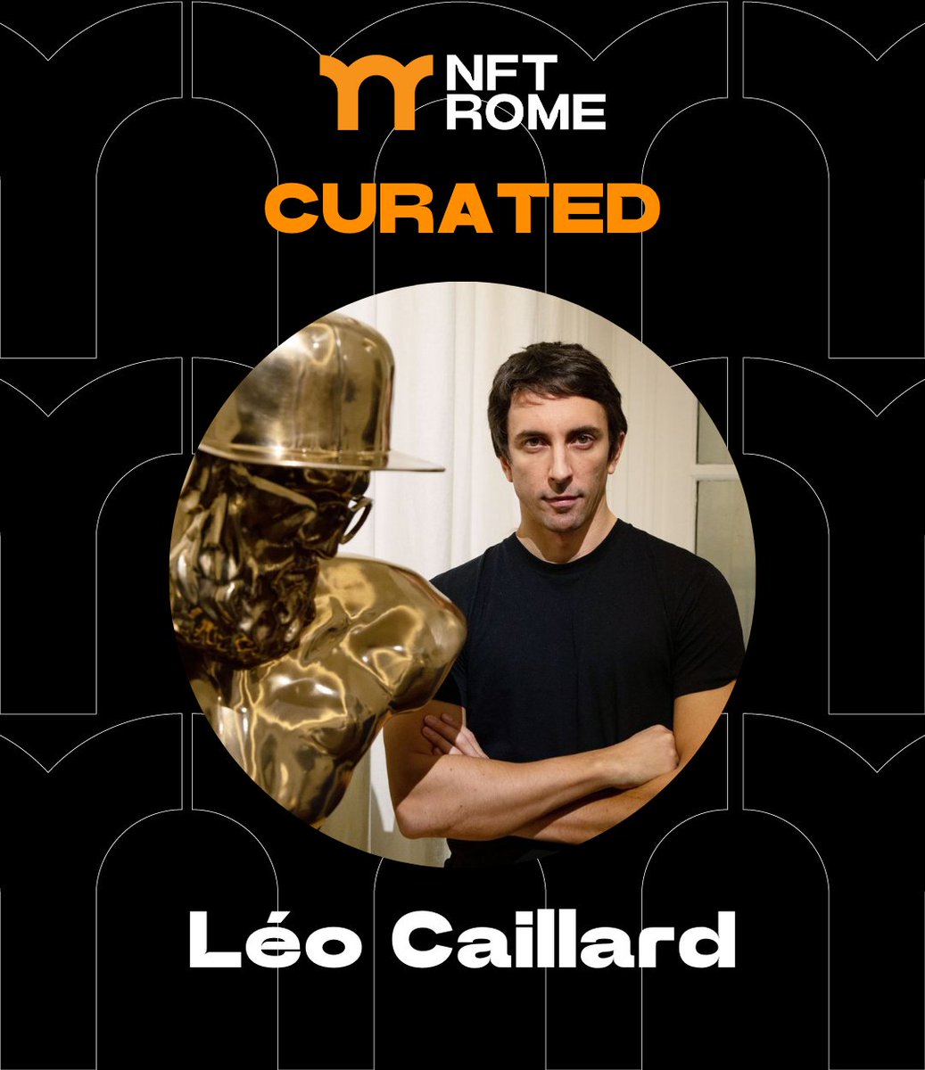 We are excited to announce that @leocaillard will be part of our 'Curated Initiative' at NFT Rome.😍 Leo Caillard is a contemporary French artist known for his innovative and thought-provoking works that often blend classical and modern elements.
