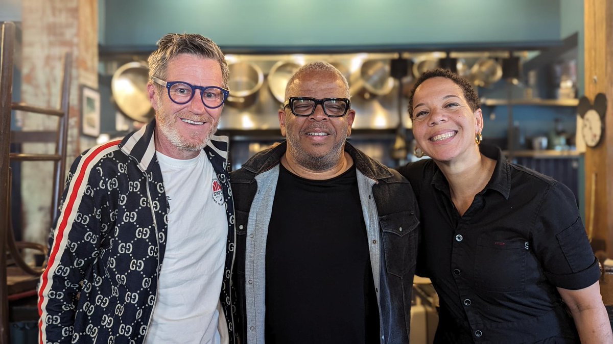 On episode 12 of the Between Bites podcast, Nina Compton and Larry Miller are joined by Grammy award-winning musician and composer Terence Blanchard (@T_Blanchard) Blanchard gives a rich narrative about growing up in New Orleans 🎵 Listen: neworlns.co/Blanchard2024 #Pelicans |