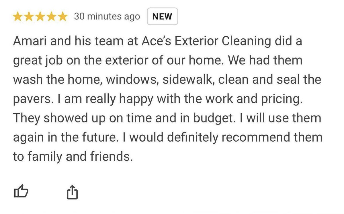 We guarantee satisfaction and a job well done🤝

#ExteriorCleaning #CentralFlorida #guttercleaning #windermere #ocoee #WinterHaven #WinterGarden #satisfying #Lakeland #Clermont #WinterPark #big12 #bear #lover #binance #stockmarket #taylor #lamar #Entrepreneur