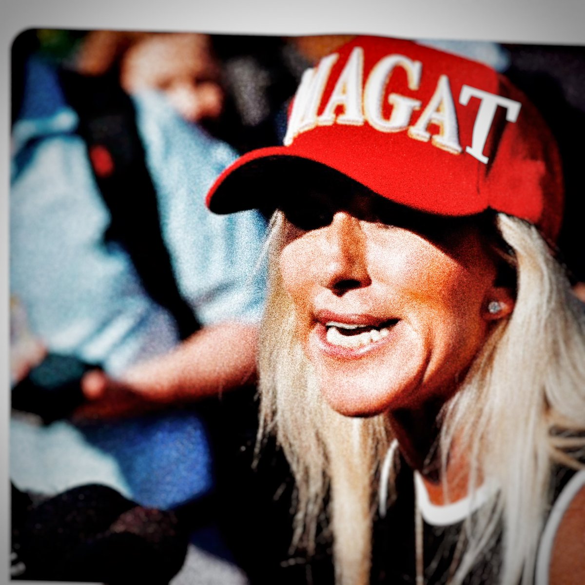 She finally got the hat right. #MoscowMarge #MoscowMarjorie #MTG #MAGA2024 #MAGAT
