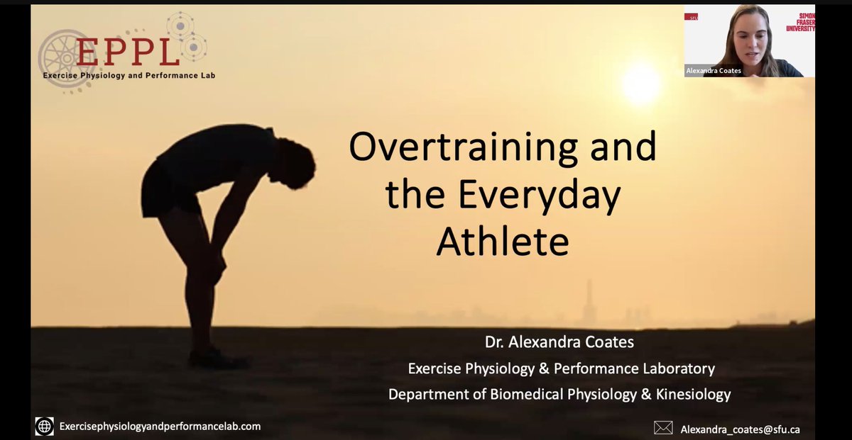 Missed last week's Café Scientifique talk on overtraining and the everyday athlete with #SFUBPK professor @superalex_c? It's now available on YouTube: ow.ly/lFAu50RATMs