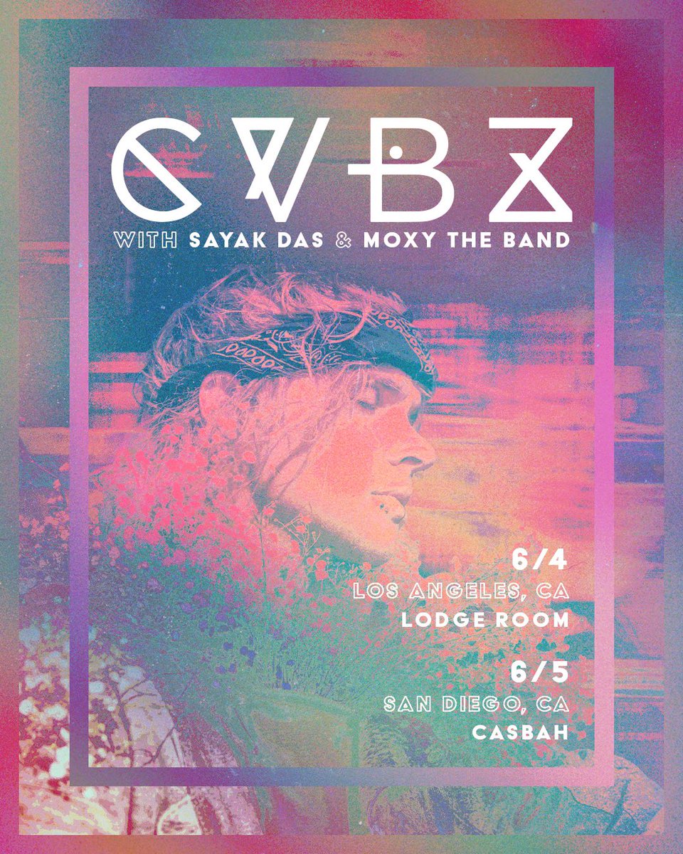 🚨 SoCal! 🚨 

CVBZ, Sayak Dad and us are coming through LA and San Diego! This thing is a stacked lineup, can’t wait to dance with yall soon ❤️💃🏼