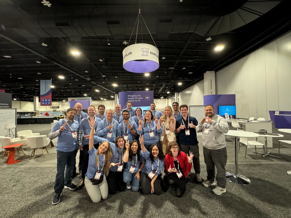 Super proud to be part of this team and the launch of <a href="/InstructLab/">InstructLab</a> for GenAI model alignment this week <a href="/RedHat/">Red Hat</a>   Summit!