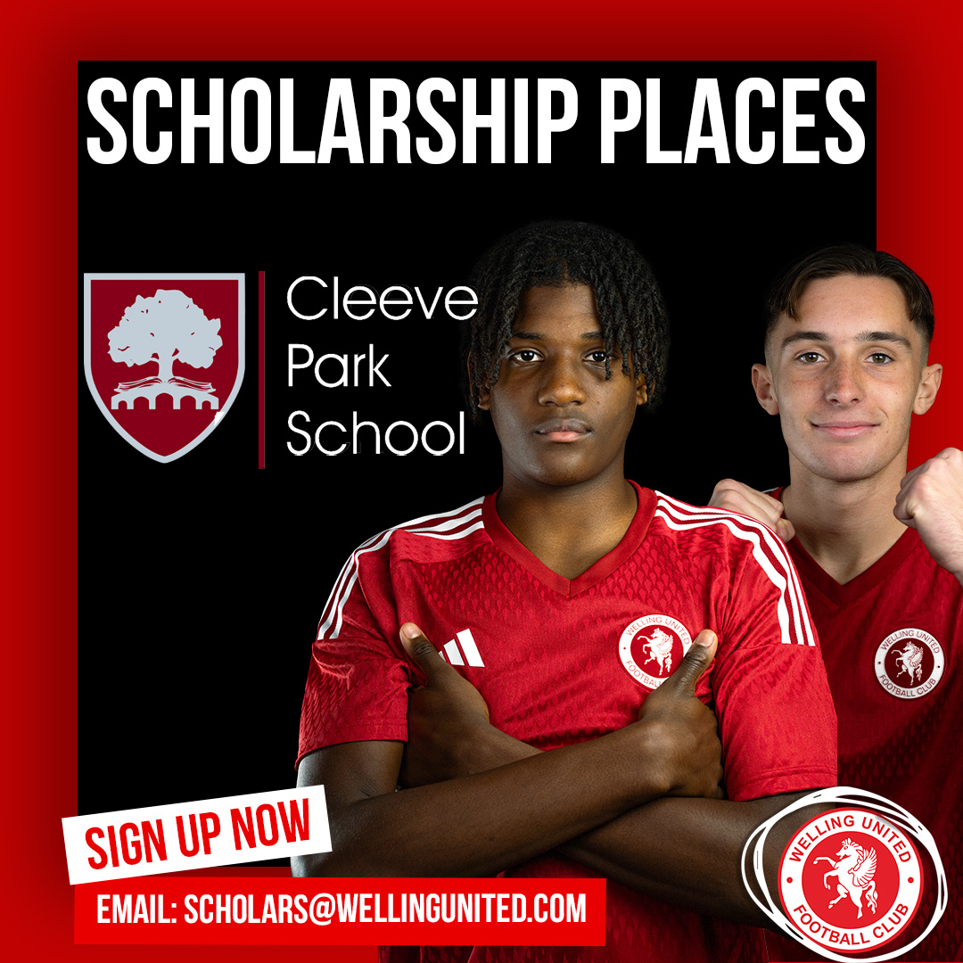 🎓⚽️ Combine your academic education with your football education with a scholarship at @Cleeveps_PE. Places are available for current year 11 students moving into year 12 to join September's programme. 📧 Email scholars@wellingunited.com to register. #wearewings