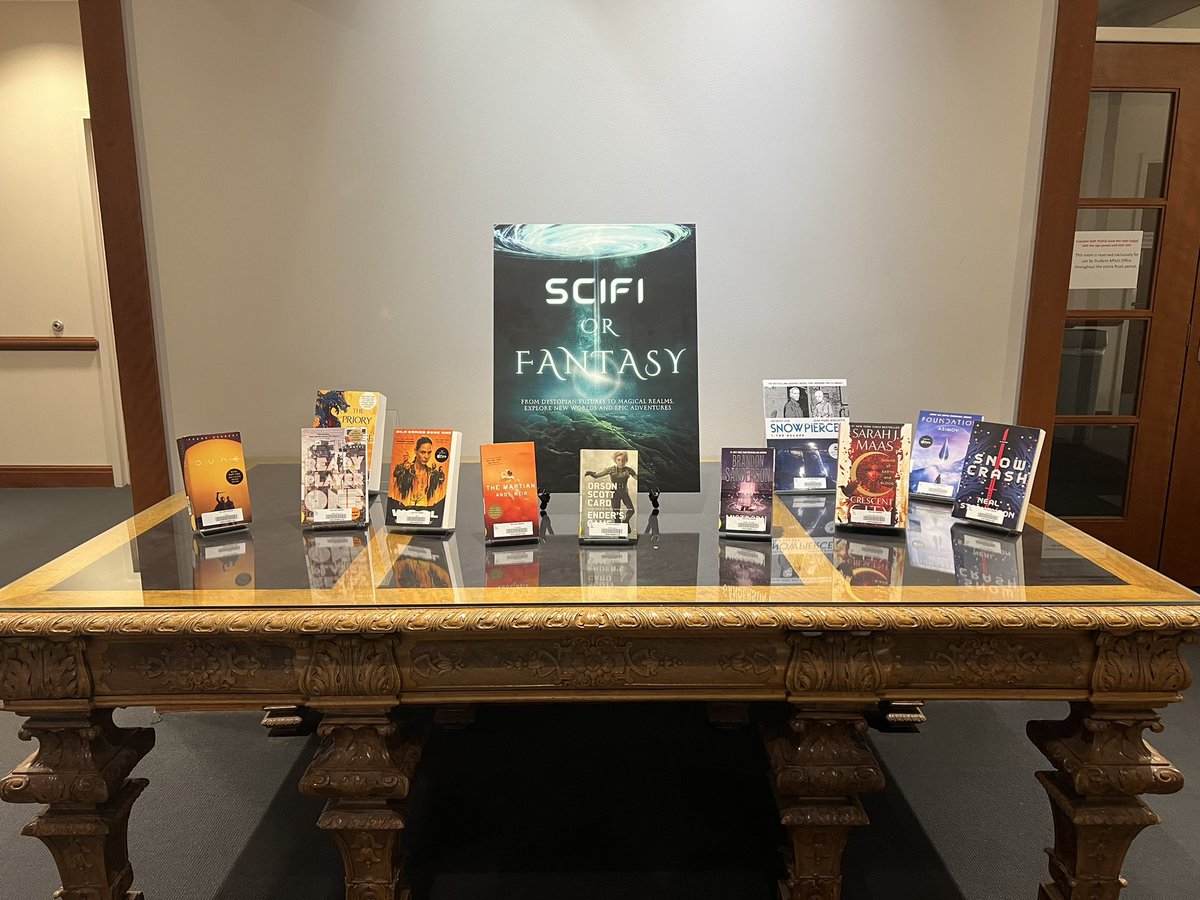 Looking for an escape after finishing your exams? Try one of our new sci-fi or fantasy books!