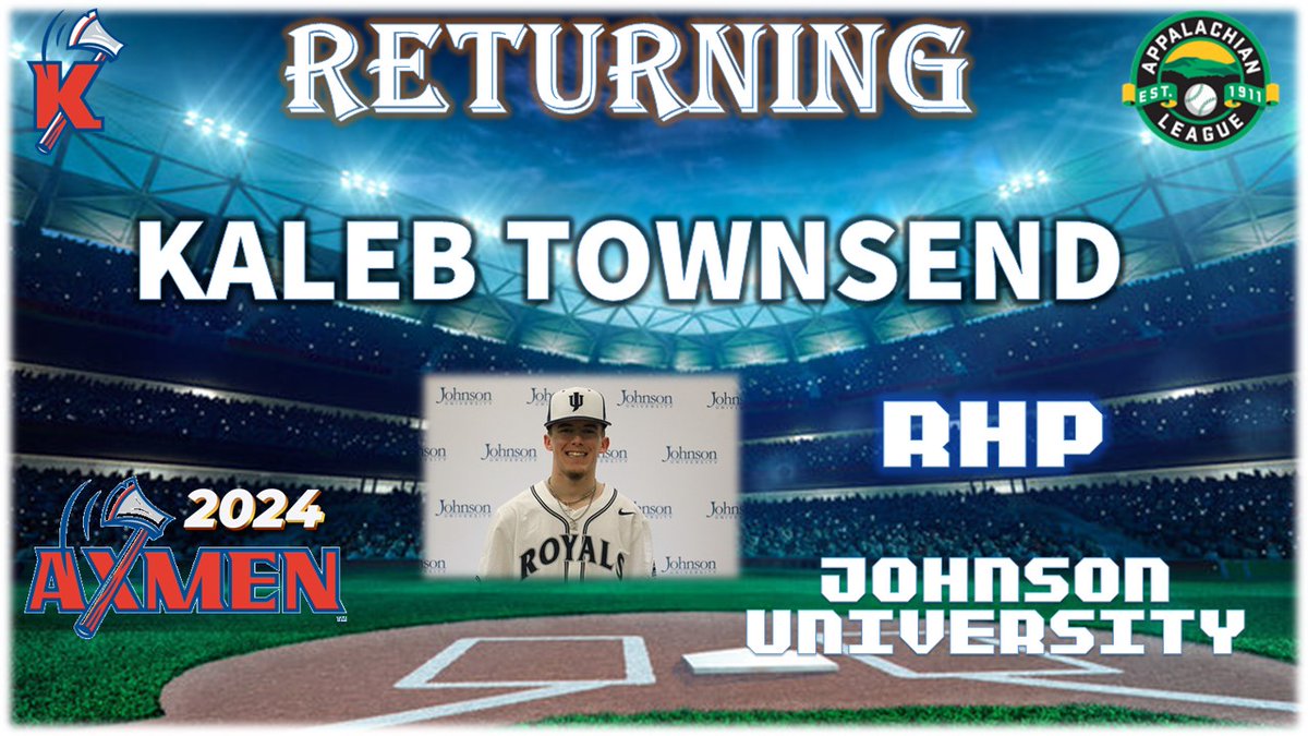 He's back and ready to pitch again!!  @kalebtownsend31 returns to our @KingsportAxmen from @JURoyals_BB!

#AxesUp 🪓⚾️