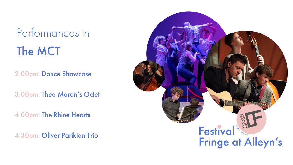 We're so lucky to welcome back <a href="/Alleyns_Music/">Music at Alleyn's School</a> alumni stars Oliver Parikian (Tyson's 2023) &amp; Sophie Warner (Spurgeon's 2022) this Sat (11th) for some not-to-be-missed cool jazz! Free tickets &amp; full line up at: bit.ly/4do9Qpa #AlwaysAlleyns #AlleynsMusic #DulwichFestival