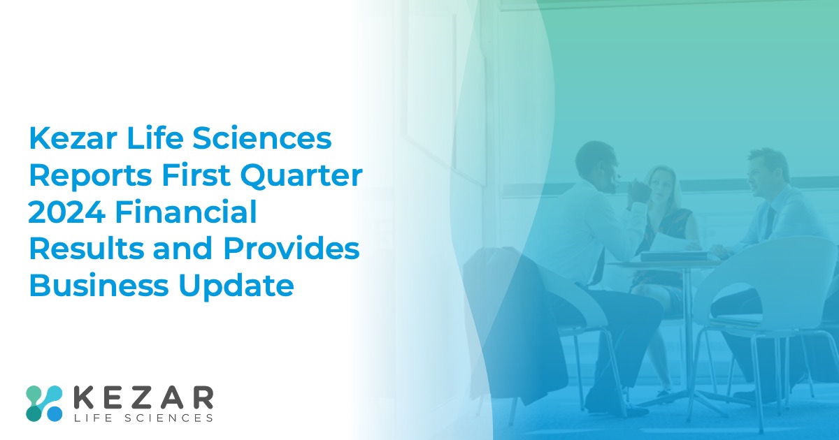 Today, we announced our first quarter 2024 financial results, including recent business updates. Learn more in the full news release here: ir.kezarlifesciences.com/news-releases/…