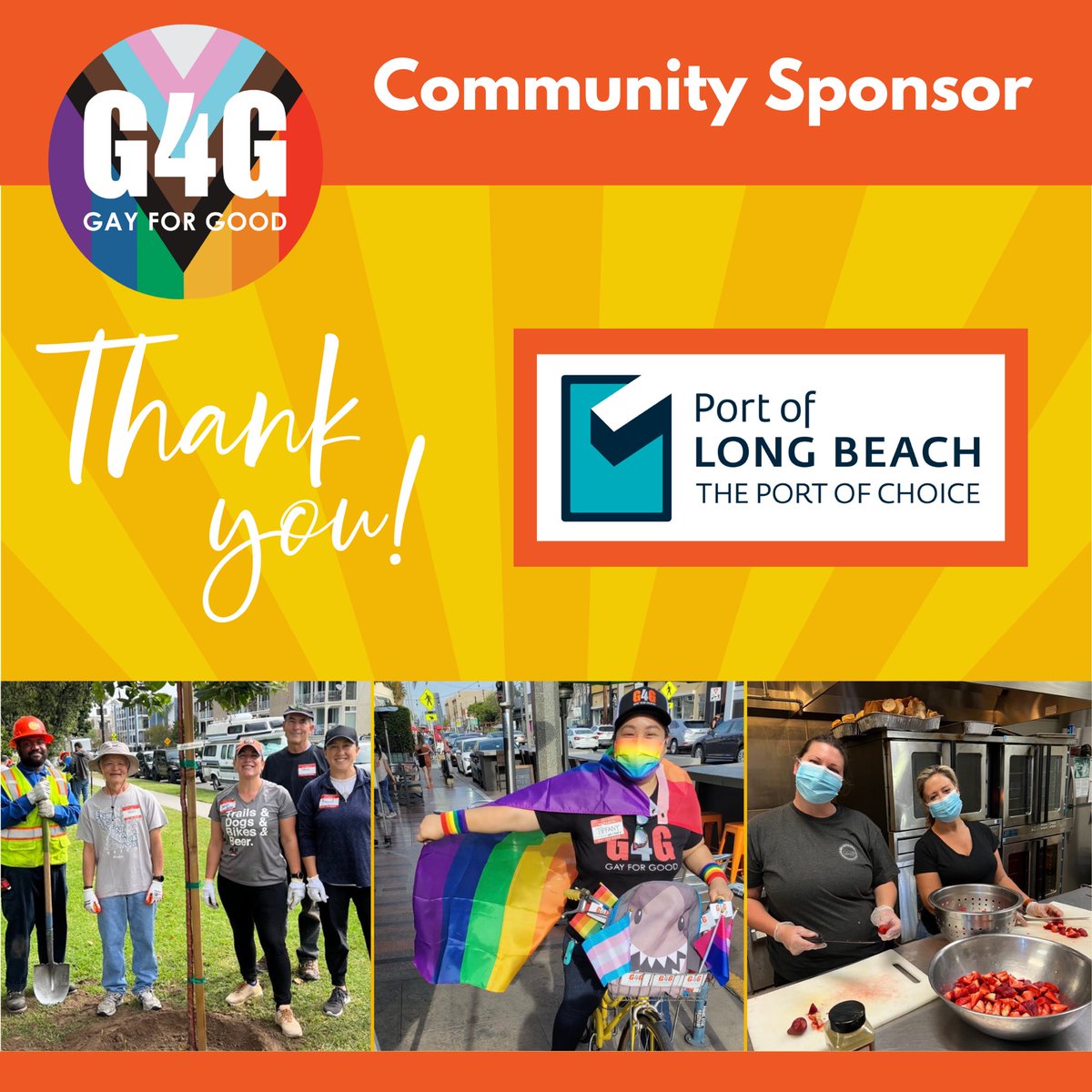 Thank you to Community Sponsor <a href="/portoflongbeach/">Port of Long Beach</a> for your continued support! We’re so grateful for your generous support and shared commitment to giving back to the community. #VisibilityMatters #StrongerTogether