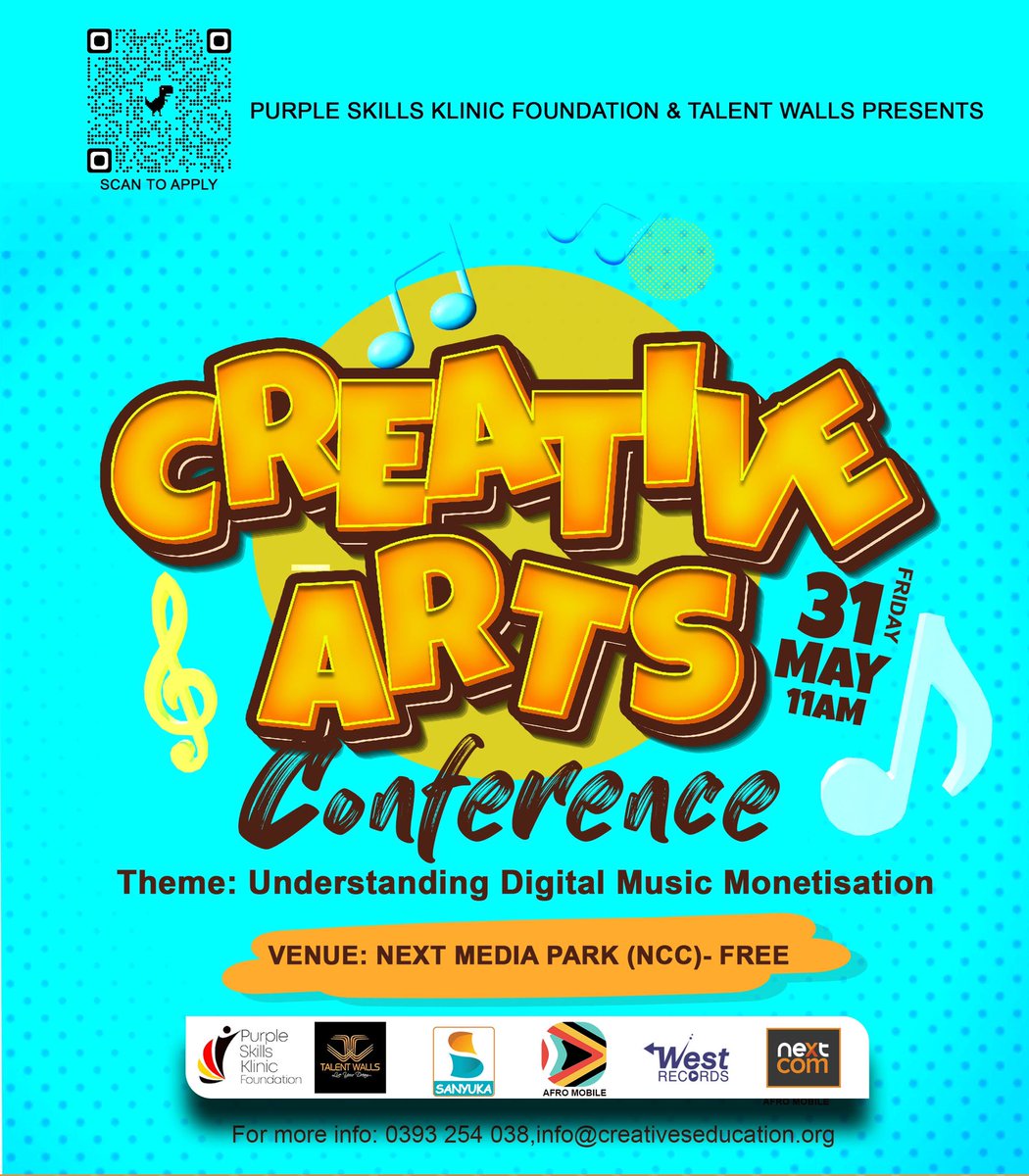 Come network & gain knowledge from Record Label executives, streaming platforms , music distribution executives and fellow music stakeholders at the Creative arts conference | To participate 039 3254038/signup by filling the form. forms.gle/FYxK4penGaSJiv…
