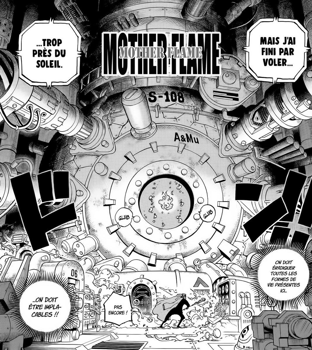 DONC LÀ ON A L’ARME QUI A DÉTRUIT LULUSIA ET PEUT-ÊTRE UNE RÉPLIQUE DE L’ARME ANTIQUE URANUS ?! 

OH LA FOOOOOOLIIIIEEEEEE !!!!
#ONEPIECE1114