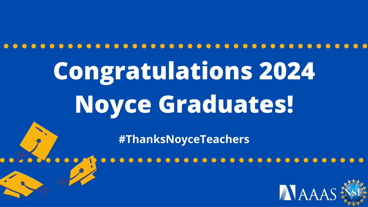 #TeacherAppreciationWeek is almost over, but let’s continue the celebration for the 2024 Noyce Scholar &amp; Fellow graduates and all of their colleagues. We’ll be cheering for you! #ThanksNoyceTeachers