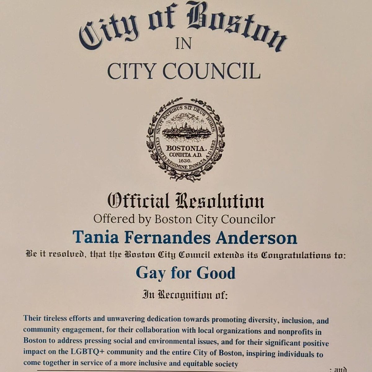 Gay For Good tweet media