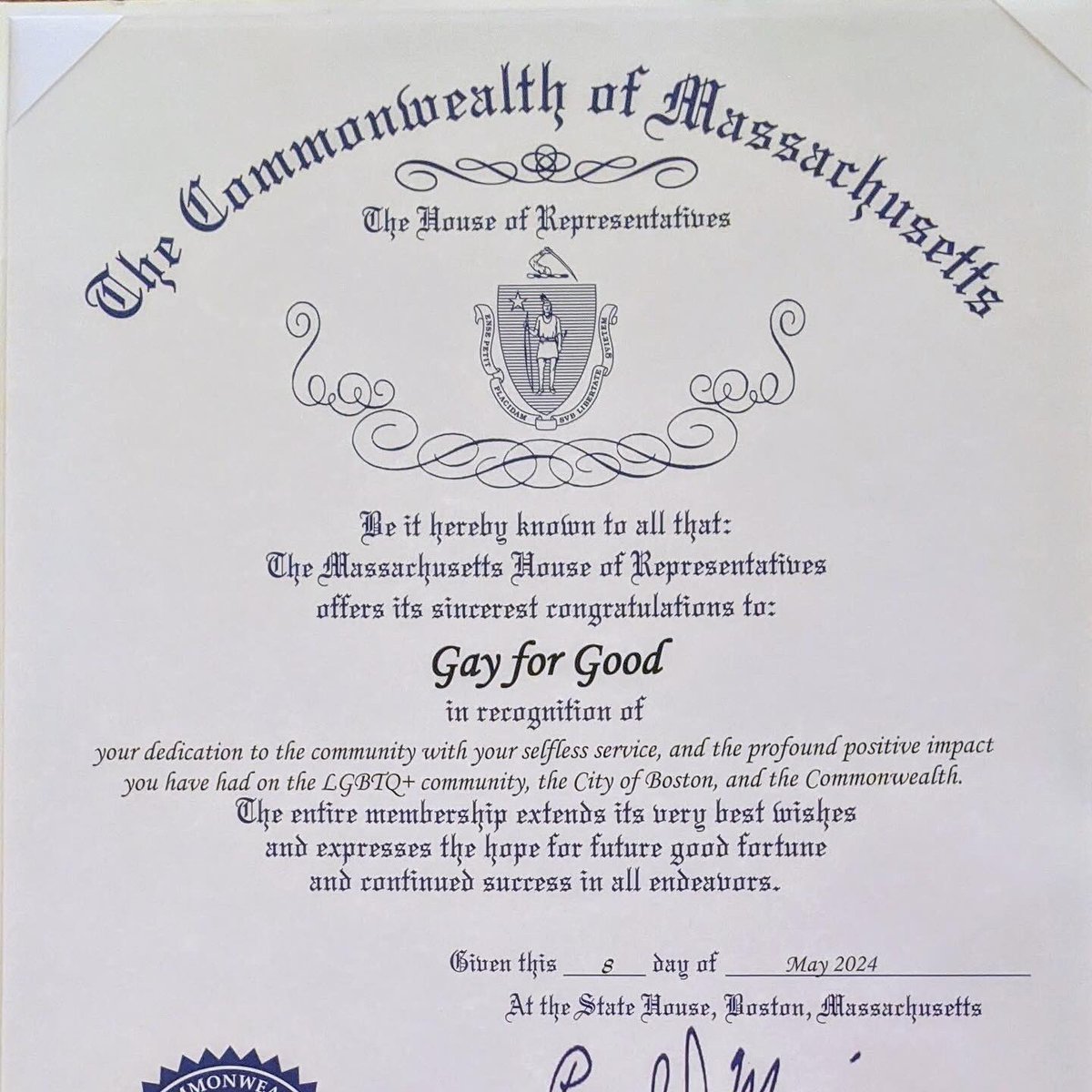 We’re so #PROUD of our Boston chapter leaders who were honored  by the Boston City Council and the Commonwealth of Massachusetts for their work organizing safe, supportive, welcoming and fun volunteer and social events in Boston. #VisibilityMatters