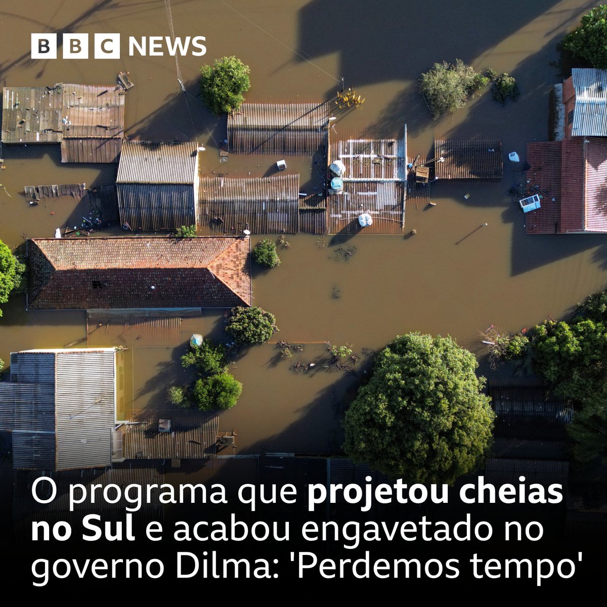 Estudos de 2013 a 2015 custaram R$ 3,5 milhões e projetaram chuvas acima dos níveis históricos no extremo Sul do país, mas foram engavetados logo em seguida O Ministério do Meio Ambiente afirma que o programa será retomado: bbc.in/4agx7a3