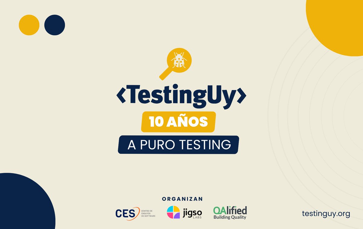 📋 En la celebración de nuestros 10 años recibimos +400 personas de forma presencial y +2000 conexiones vía streaming desde 11 países.

¡Gracias por hacer de #TestingUy el mayor evento de #testing de Latam! 🙌

#softwaretesting #testingconference #testinglatam