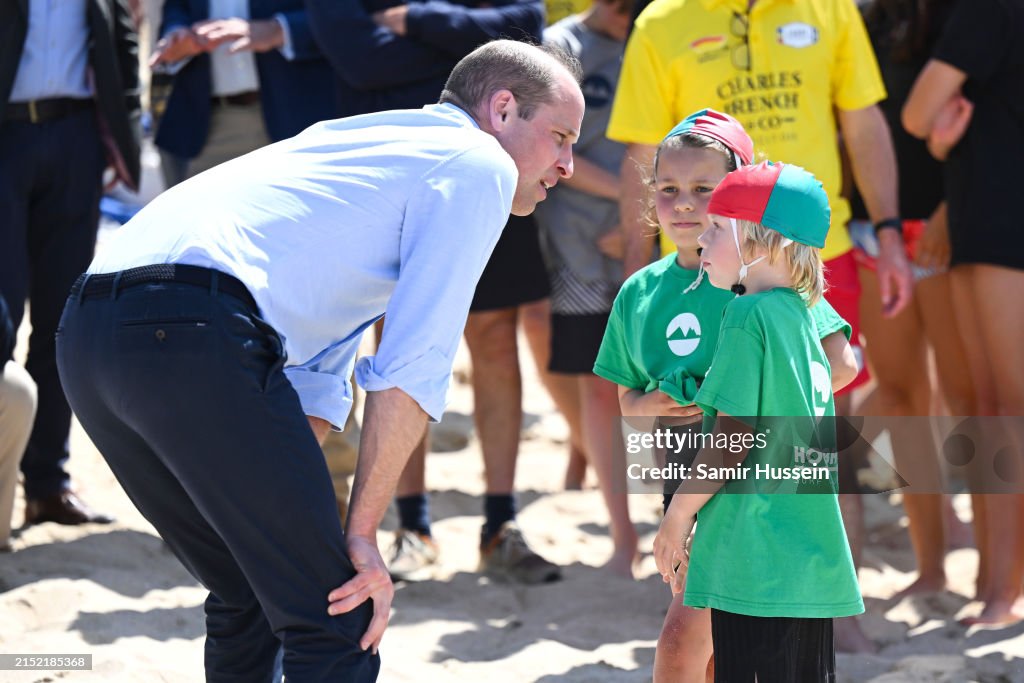 HRH will meet representatives from local organisations who are working to promote safety in the sea and across the beach area, ahead of the forthcoming summer months #PrinceOfWales #PrinceWilliam #HRHDukeOfCornwall