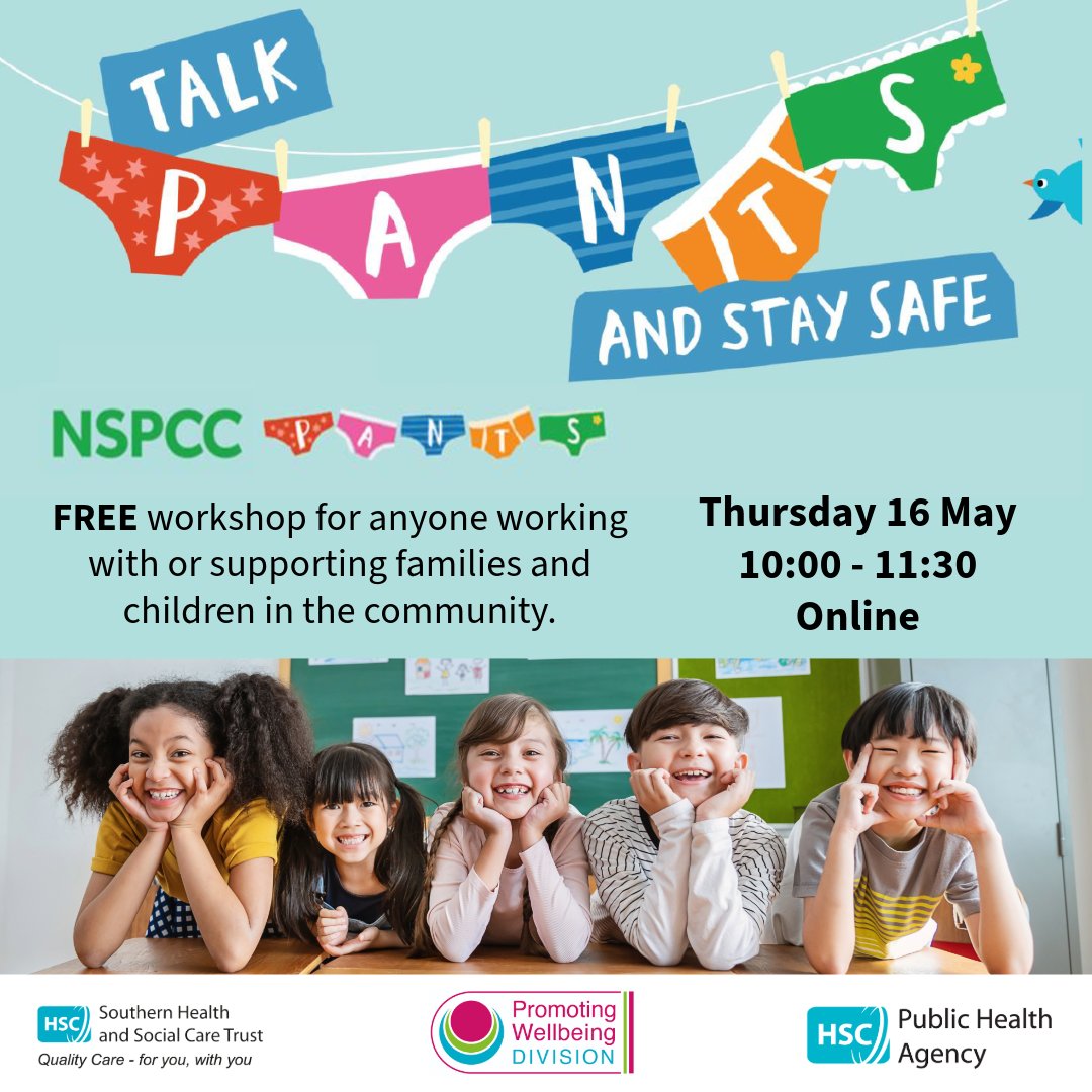FREE workshops for anyone working with or supporting families and children in the community. To apply visit pulse.ly/q8jnjedgwk
