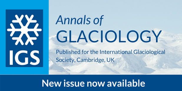 New issue of Annals of #Glaciology now available
📚  cup.org/4a8LAVf

@igsoc