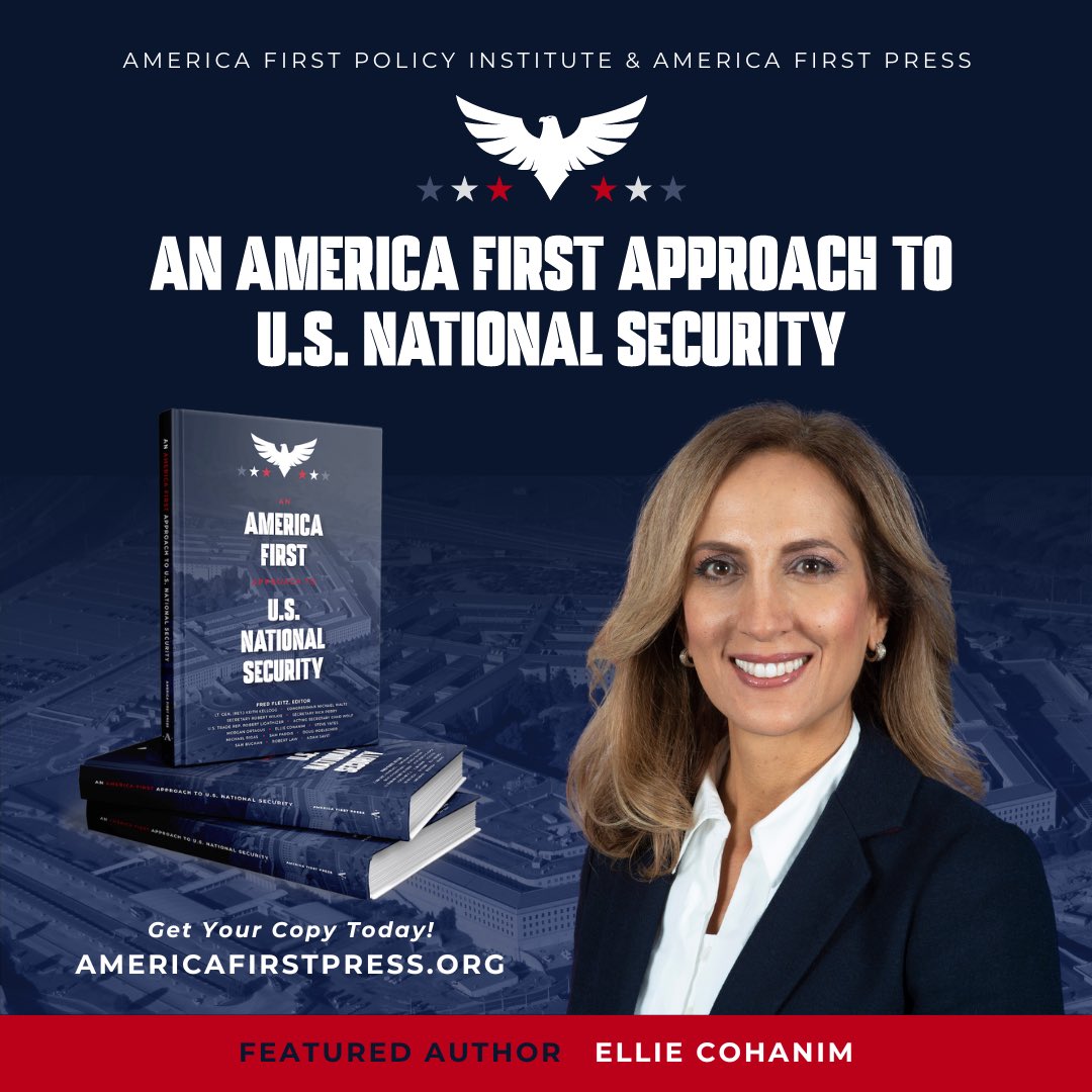 I am truly honored to share @A1Policy book, edited by @FredFleitz: “An America First Approach to US Foreign Policy”, including my chapter on “America First, Israel, And The Middle East” launched today!