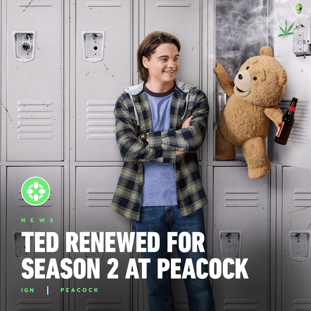 Seth MacFarlane’s raunchy comedy spinoff series, Ted, is returning for Season 2 after Season 1 delivered Peacock’s biggest opening weekend for an original series ever earlier this year. bit.ly/3JUjXVl