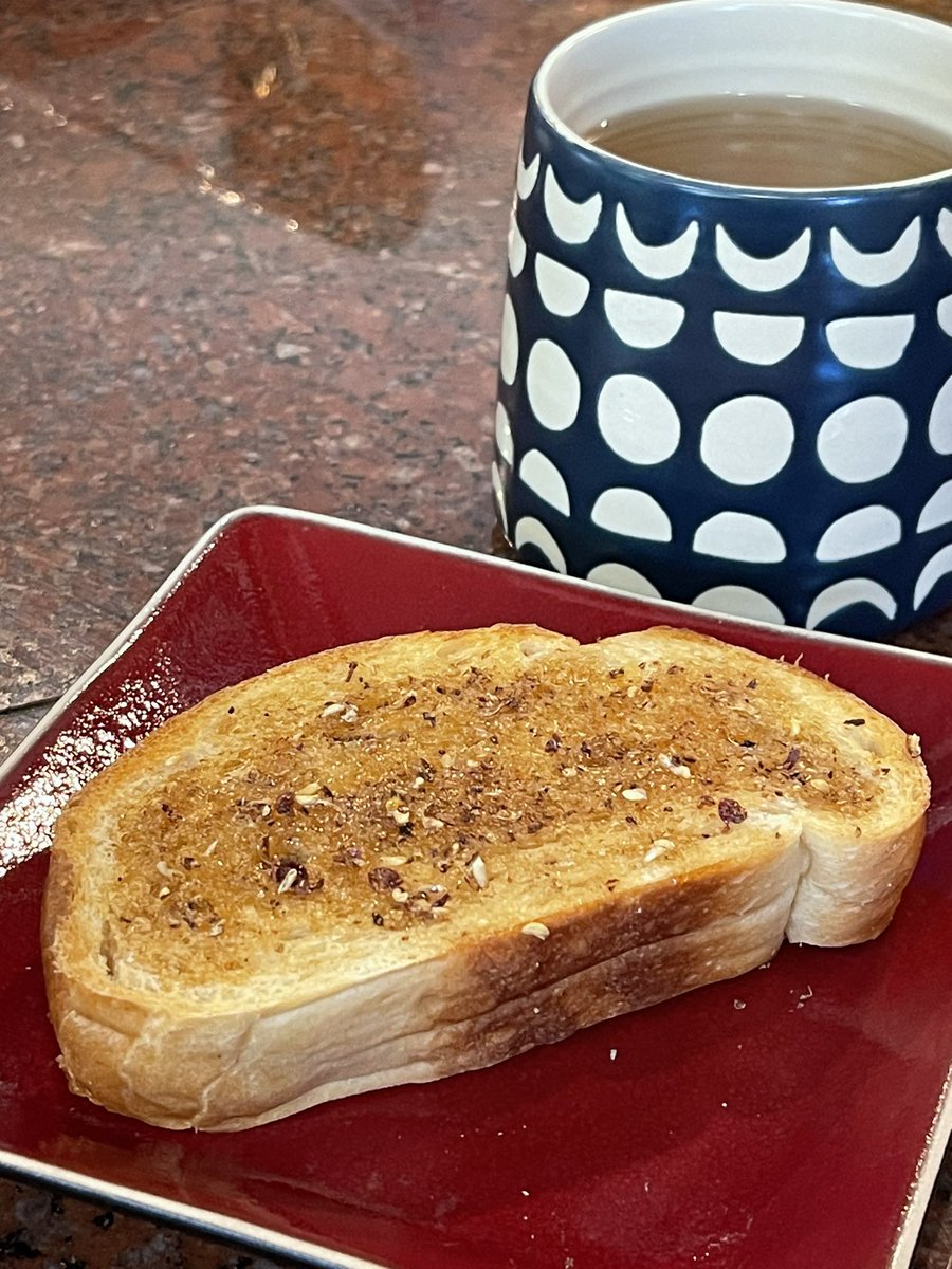 I finally made fuck toast. It fucks. I had to grind the Sichuan peppercorns by hand and probably could have used more honey at the end.