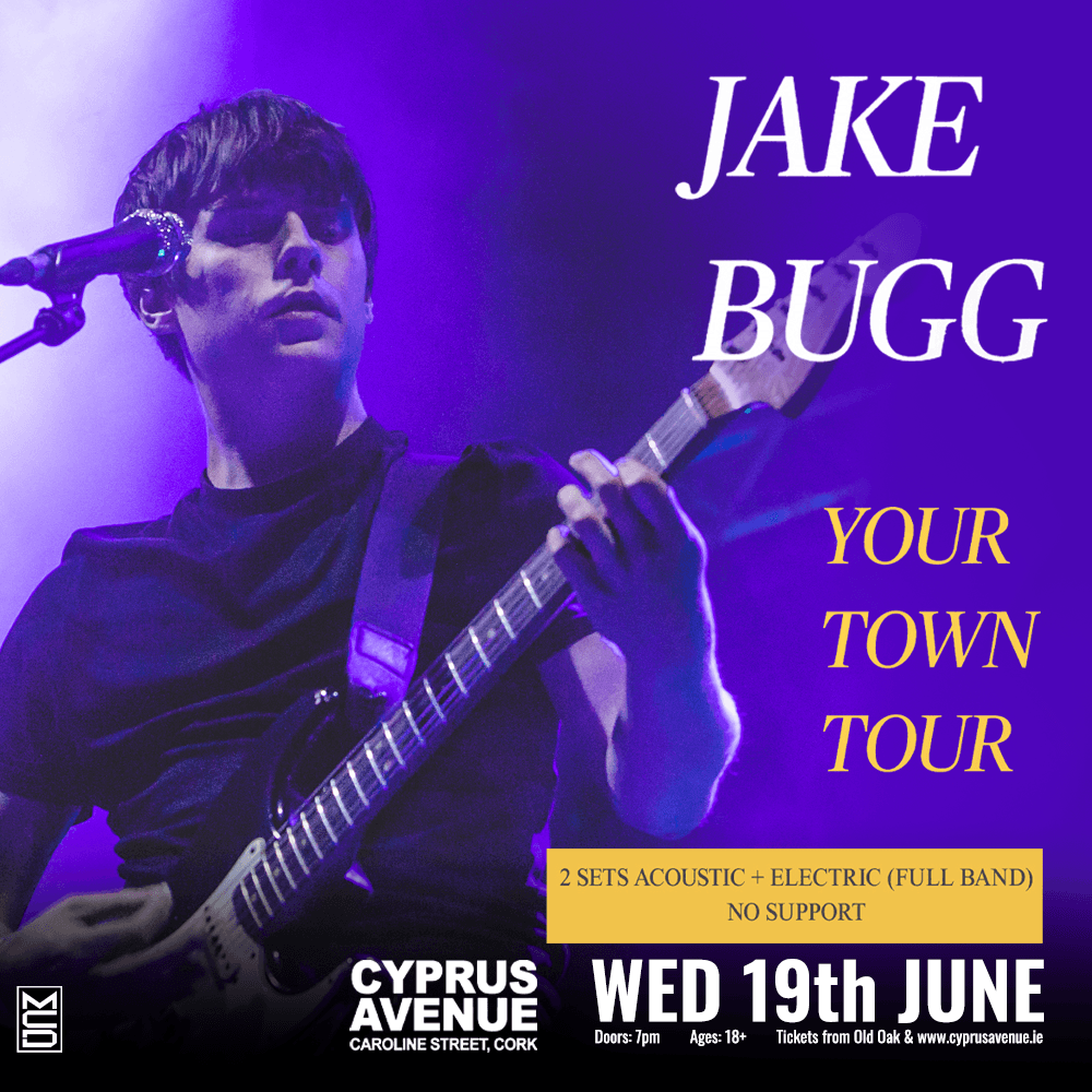 Jake Bugg will be appearing at Cyprus Avenue on 19thJune. His 5th studio album is filled with catchy guitar hooks, rhythmic base lines & anthemic choruses giving the record a huge euphoric feel. Tickets available at cyprusavenue.ie to this incredible show 🎟️ @Jakebugg