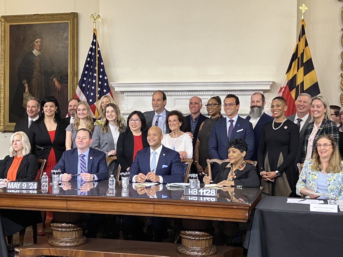 Today, @GovWesMoore signed into law the Talent Innovation Program & Fund, legislation to support partnerships between our state’s public & private sectors to supercharge MD’s workforce pipeline in critical industries such as cybersecurity, healthcare, biomanufacturing, and AI.