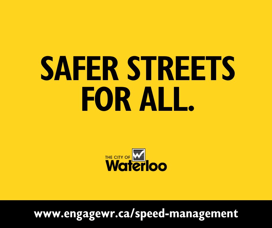 Speed limits on neighbourhood streets are being lowered to 40 km/h in: 📍 Ward 4 (Northeast Waterloo) 📍 Ward 5 (Southeast Waterloo) 📍 Ward 6 (Central Waterloo) Learn more and view the implementation map: engagewr.ca/speed-manageme…