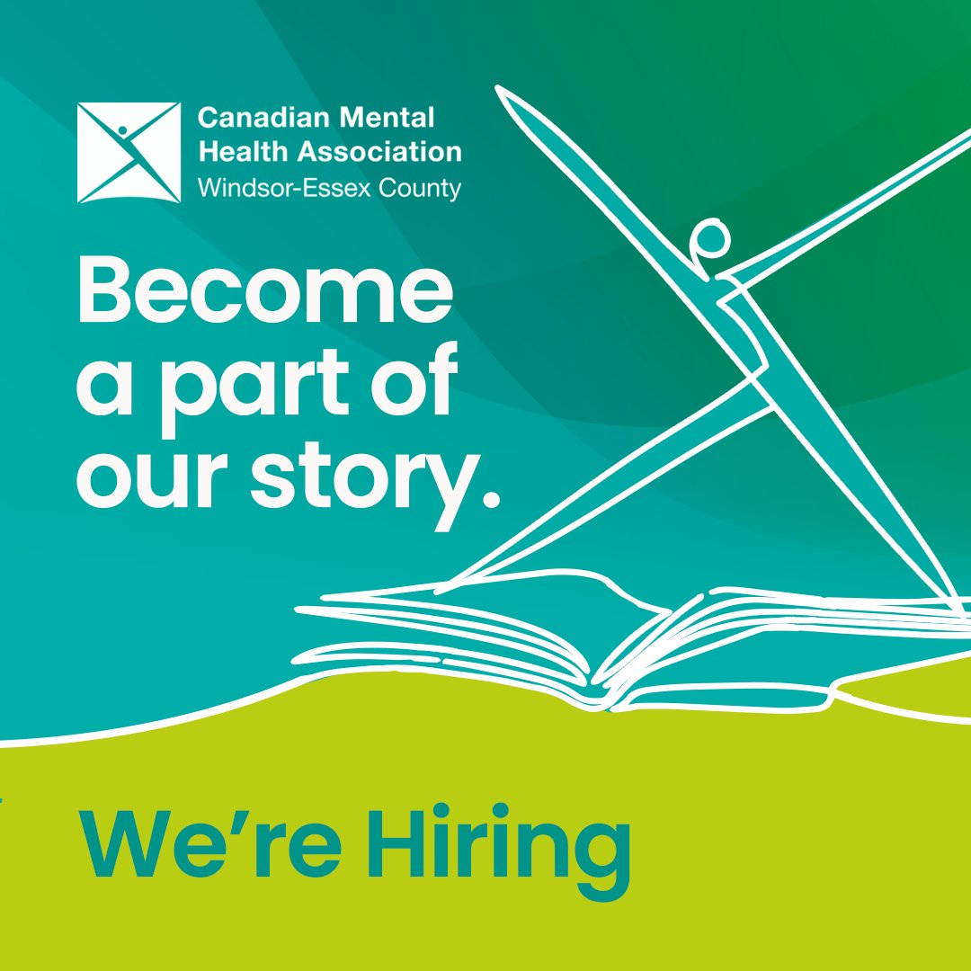 CMHA-WECB is hiring! 👋 Administrative Team Assistant, Medical - ow.ly/1hg850RAStX Registered Practical Nurse, Shelter Health - ow.ly/SQ0950RAStY Registered Practical Nurse, CMHA Health Centre - ow.ly/vY1H50RAStZ #cmhawecb #mentalhealth #yqg #hiring