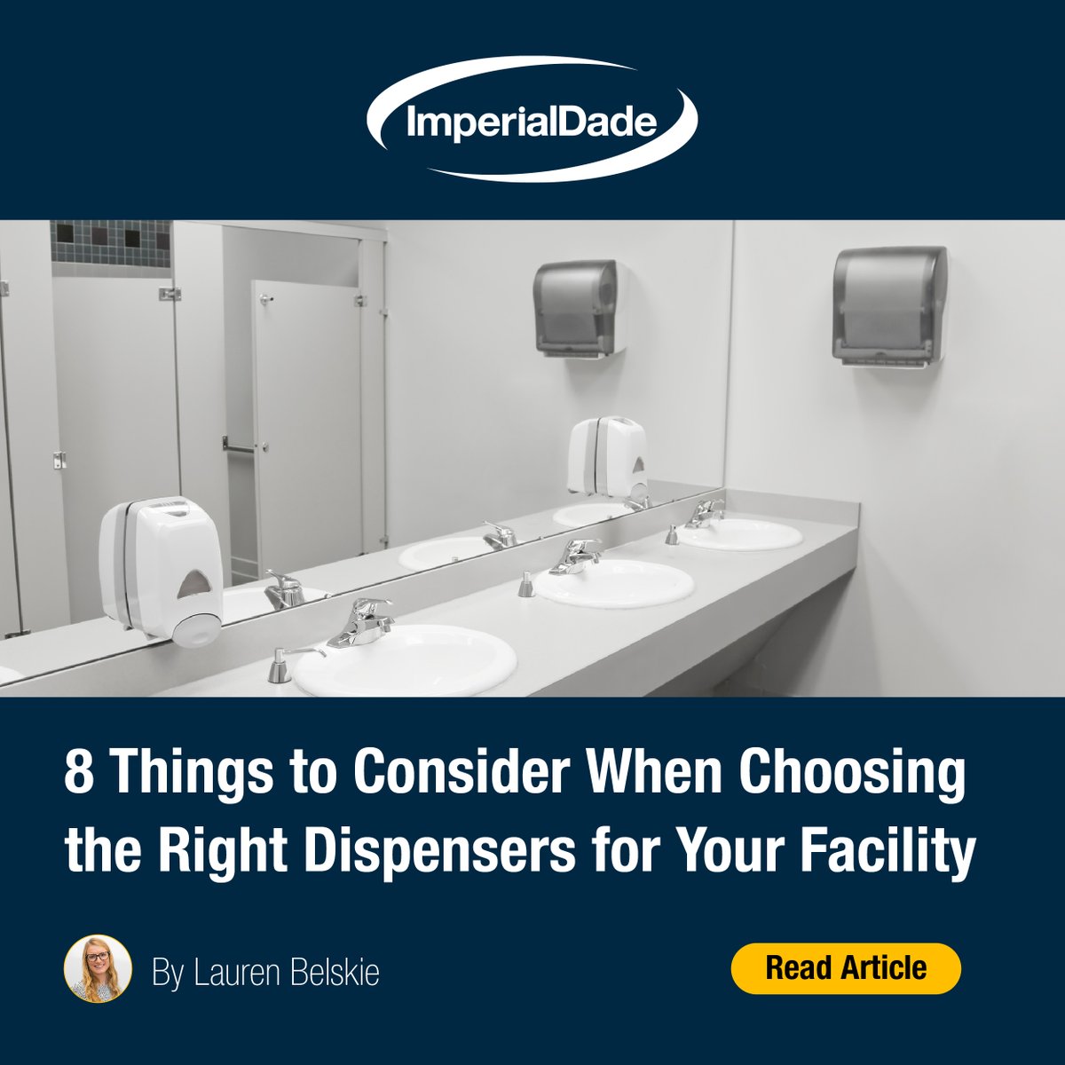 Dispensers &amp; proportioners play a significant role in maintaining the overall cleanliness, health, &amp; safety of any facility. When choosing the right one for yours, consider asking yourself these questions in the article written by our own, Lauren Belskie. ow.ly/uBtP50RAQzU