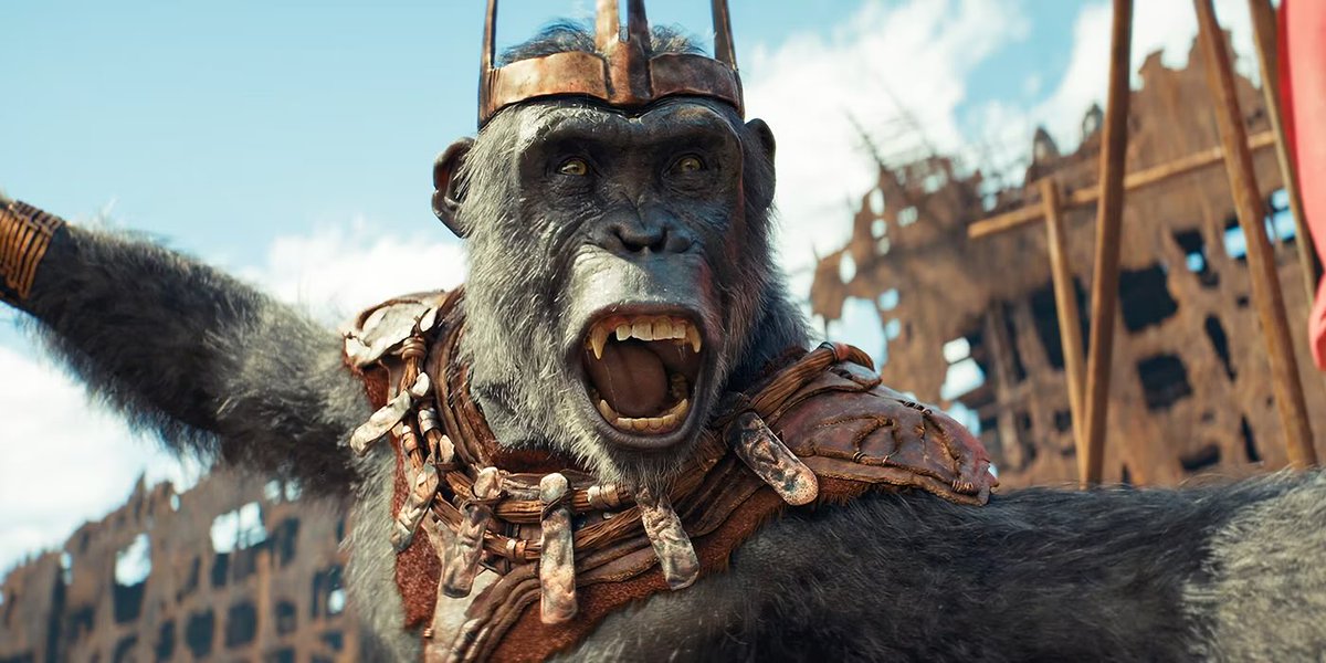 Elon Musk was one of the inspirations for villain Proximus Caesar in ‘KINGDOM OF THE PLANET OF THE APES.’ (Via: trib.al/OHxXv8x)