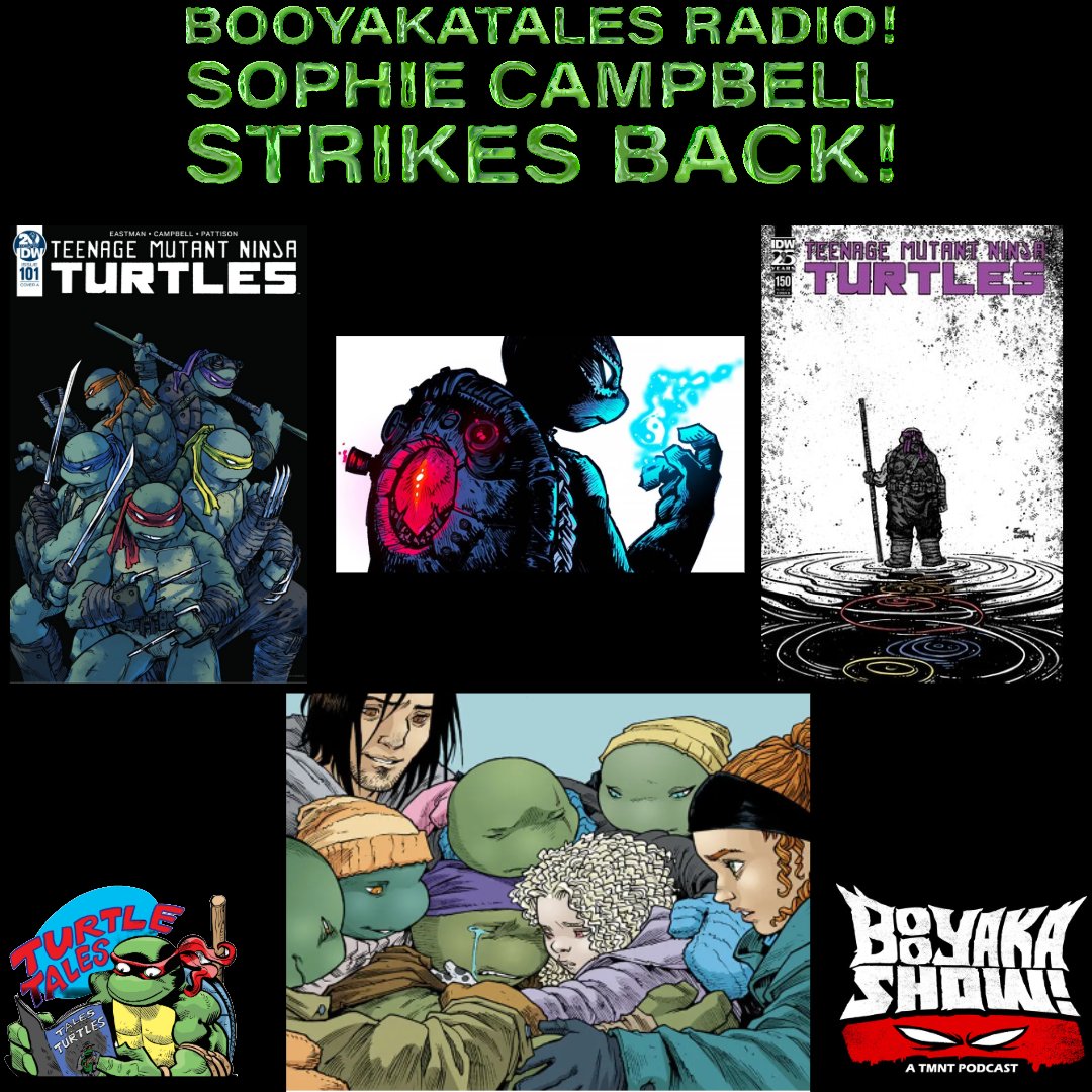 New BTR!! In this ep., @ZOSOtmnt and I talk to legendary IDW TMNT artist/writer Sophie Campbell over a mega slice of Cinnamon Toast Crunch pizza! It was such a blast and a privilege, @mooncalfe1! Thank you all for listening and cowabunga!! Links in comments!